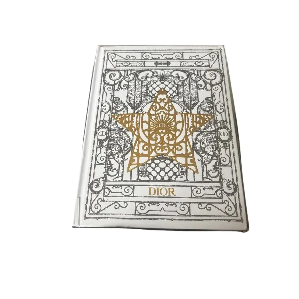 NEW Rare Christian Dior Novelty Notebook Gold Limited edition‎ Book Holiday